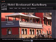 Tablet Screenshot of hotel-kachelburg.de